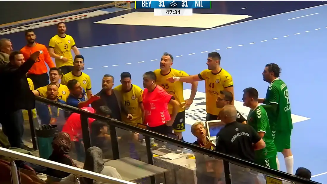 Beykoz Belediyespor - Nilüfer Belediyespor Müsabakasında Gergin Anlar!