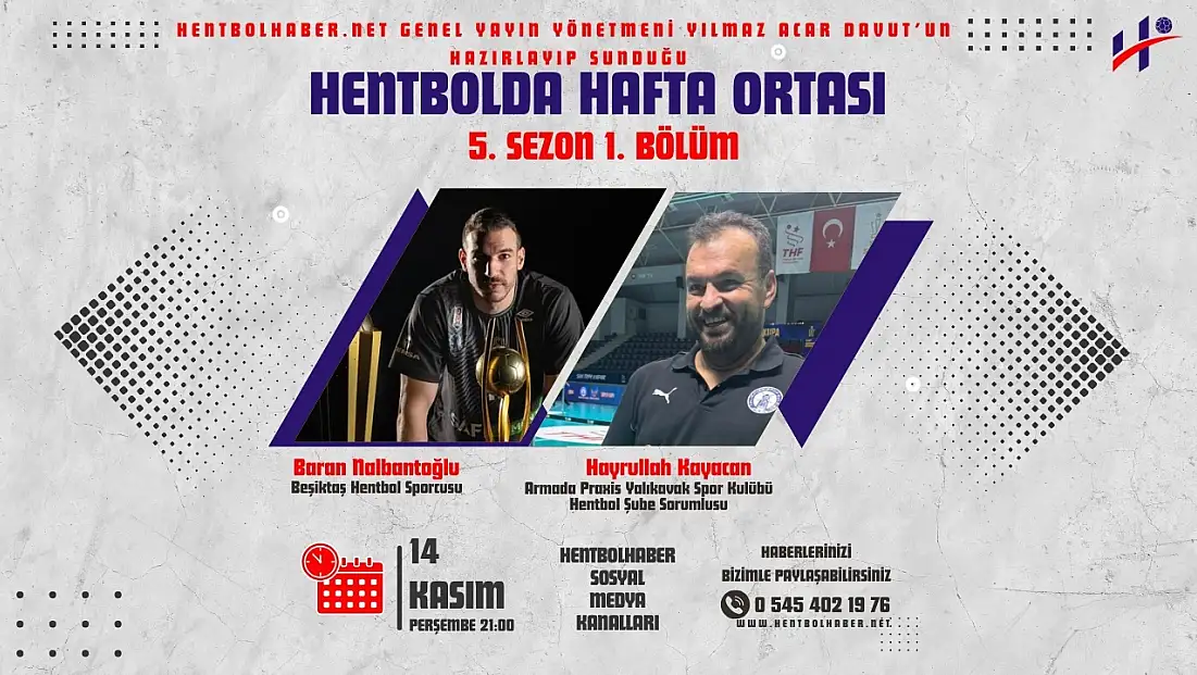 Hentbolda Hafta Ortası, 5. Sezonuna 'Merhaba' Diyor