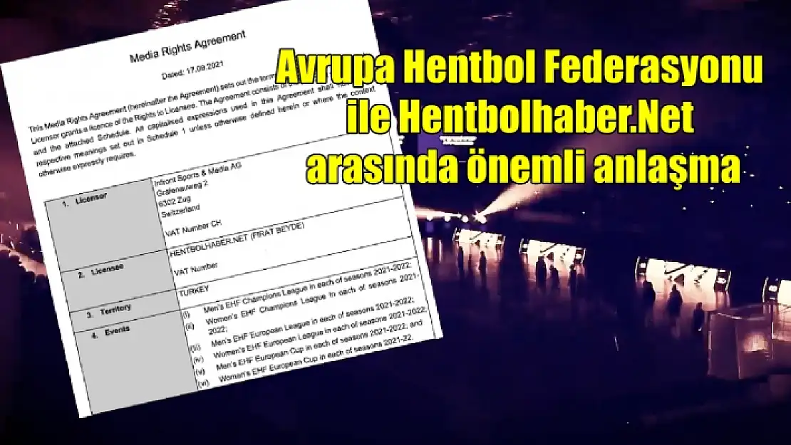 Avrupa Hentbol Federasyonu ile Hentbolhaber.Net arasında önemli anlaşma