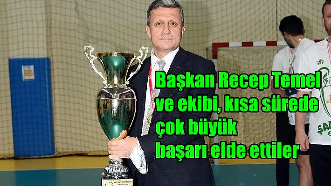 Başkan Recep Temel: “Eskişehir Hentbol’un önemli merkezlerinden”