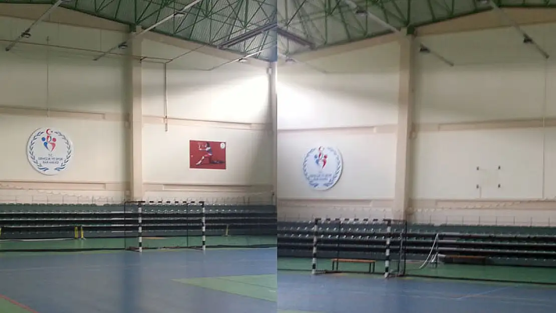 Beş oyunculu bir takım ve skorbordsuz maç