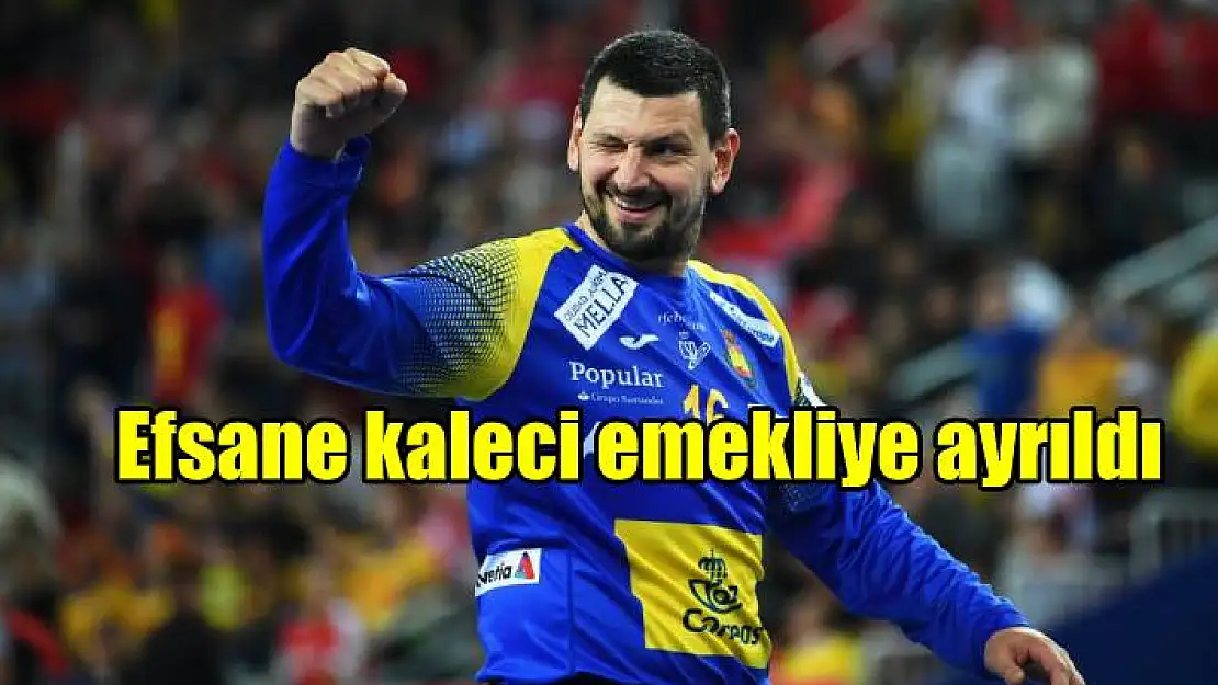 Efsane kaleci emekli oldu