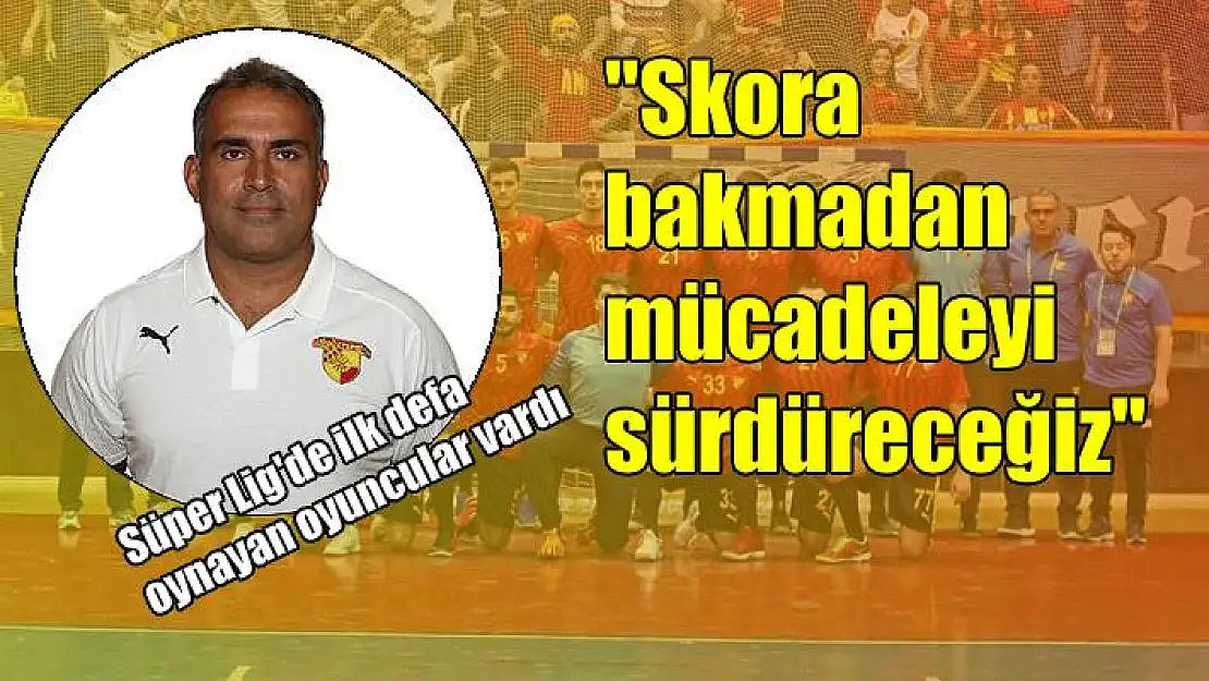 Göztepe’de İbrahim Belet değerlendirmelerde bulundu