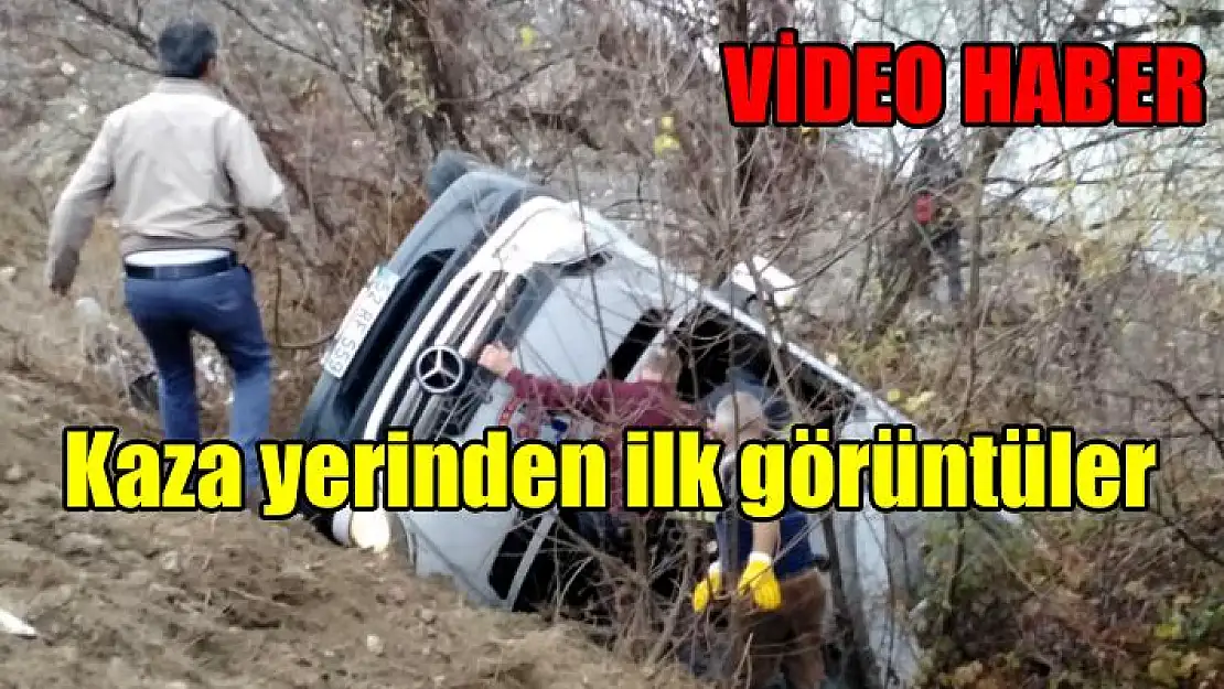 Kaza yerinden ilk görüntüler