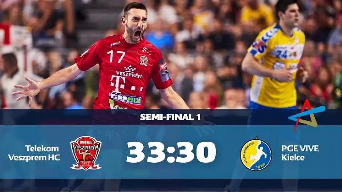 VELUX EHF Final4'da ilk finalist Telekom Veszprem