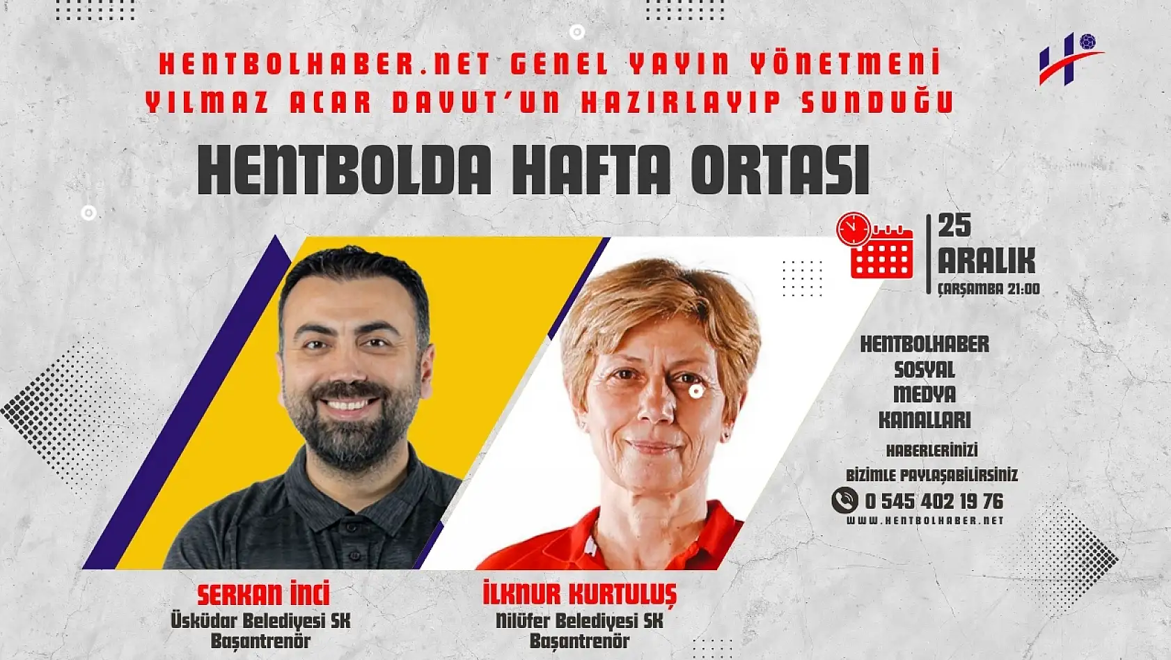 Hentbolda Hafta Ortası I 2024-25 | İlknur Kurtuluş - Serkan İnci