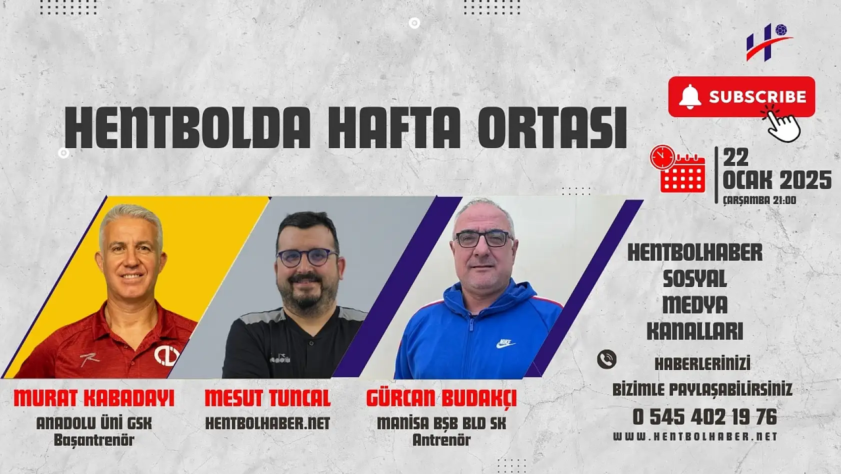 Hentbolda Hafta Ortası I 2024-25 | Murat Kabadayı - Gürcan Budakçı