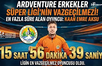 Ardventure Erkekler Süper ligi'nde En Fazla Süre Alan Yıldızlar Kimler?