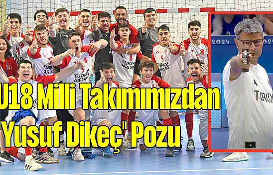 U18 Erkek Milli Hentbol Takımımız Estonya'yı Mağlup Etti, Paris 2024'ün İkonik Pozunu Verdi!