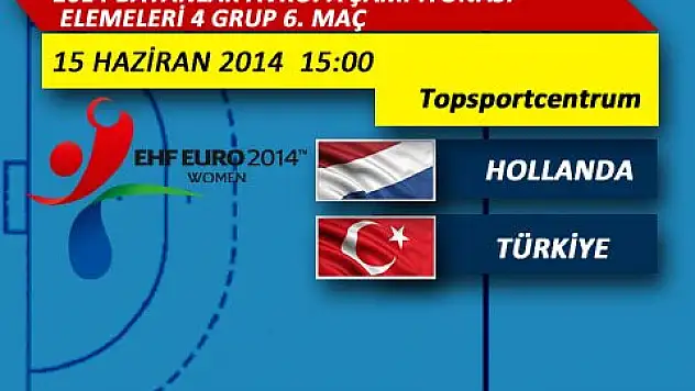A Milli Bayanlar Hollanda Karşısında