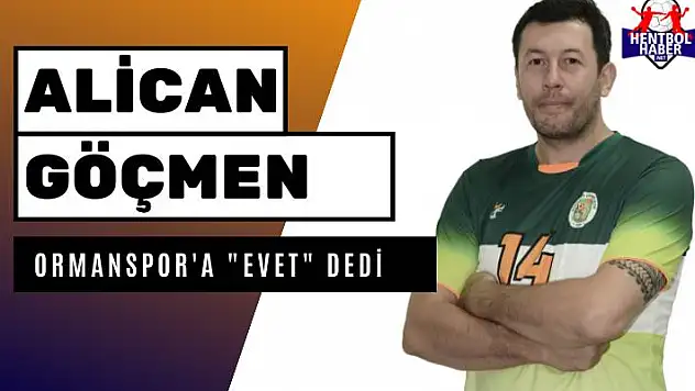 Alican Göçmen Ormanspor’da