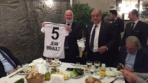 EHF Başkanı Jean Brihault, Beşiktaş’a konuk oldu