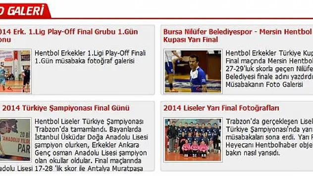 Fotoğraf Galerisi Güncellendi