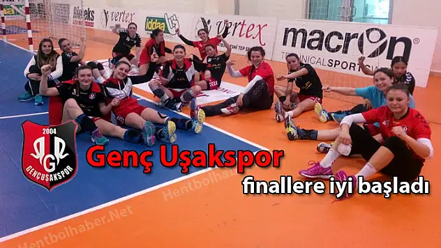 Genç Uşakspor finallere galibiyet ile başladı