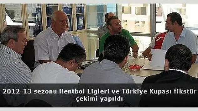Hentbolda Fikstürler Çekildi