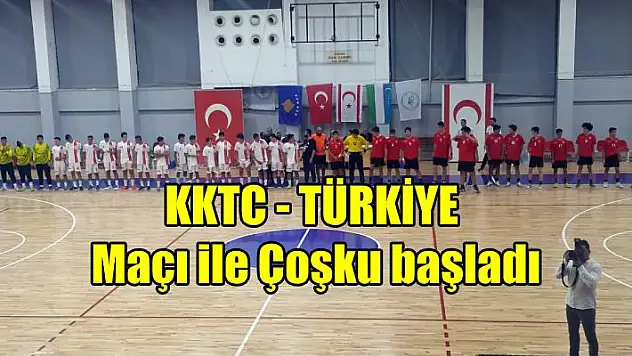 KKTC – TÜRKİYE maçı ile çoşku başladı