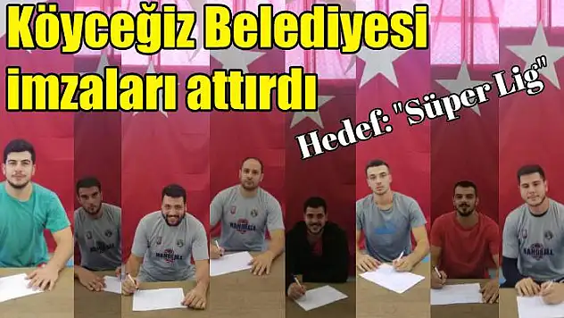 Köyceğiz Belediyesi imzaları attırdı