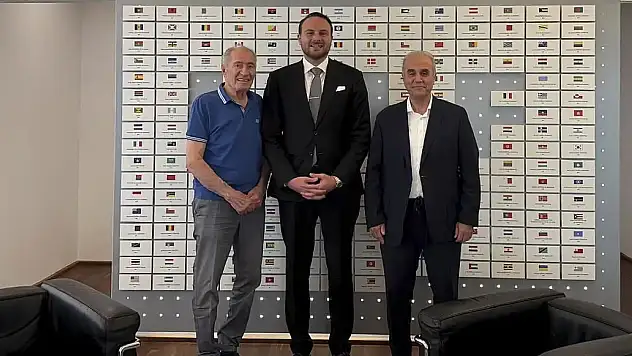 THF President Mesut Çebi Meets with IHF President Dr. Hassan Moustafa in Switzerland