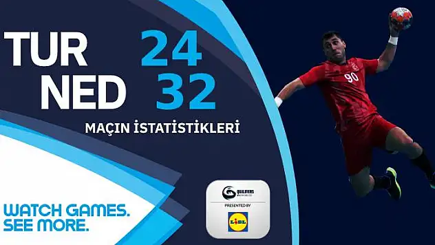 Türkiye – Hollanda maçının istatistikleri