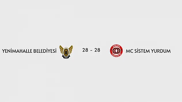 Yenimahalle Belediyespor ile MC Sistem Yurdum Spor Maçının Son Saniyeleri Nefes Kesti