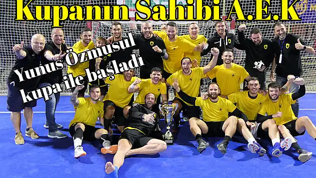 Yunus Özmusul ilk kupasını kazandı