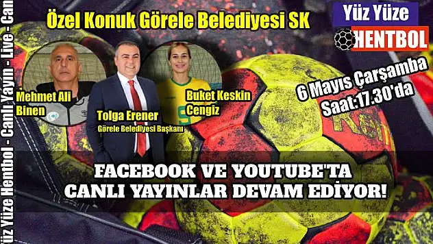 Yüz Yüze Hentbol’un konuğu Görele Belediyespor