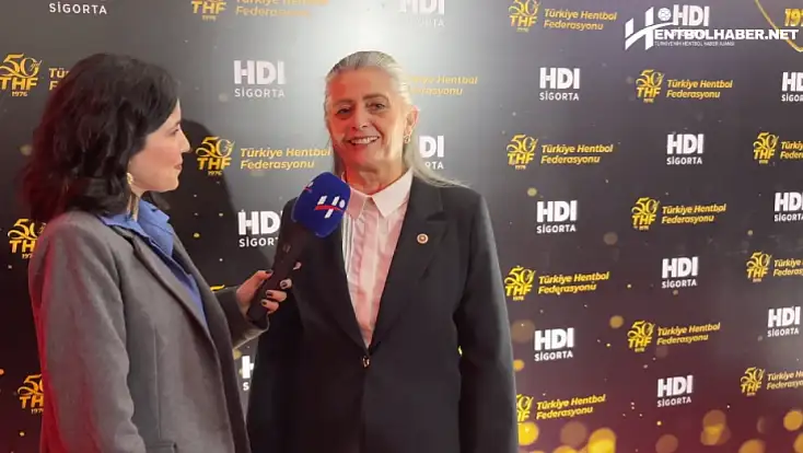 Trabzon Milletvekili Sibel Suiçmez, Türkiye Hentbol Federasyonu 50. Yıl Galasına katıldı