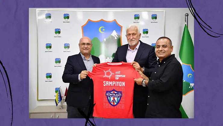 Avrupa maçı öncesi 'Mavi Kelebekler' dostluğu