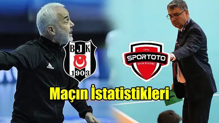 Beşiktaş Aygaz – Spor Toto maçının istatistikleri