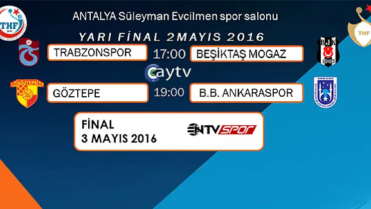 Erkekler Türkiye Kupası sahibini buluyor