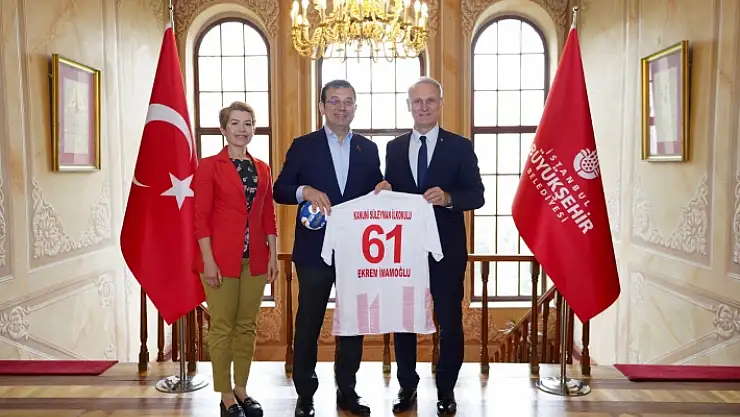 Hentbol Federasyonu’ndan Ekrem İmamoğlu’na ziyaret