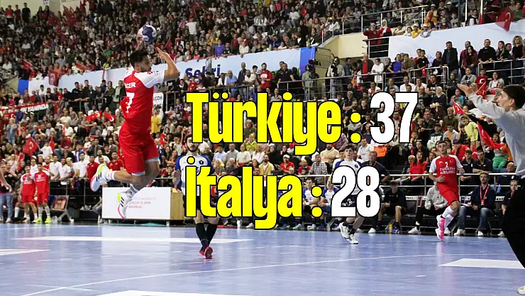 Millilerimiz İtalya'yı Farklı Geçti (37-28)