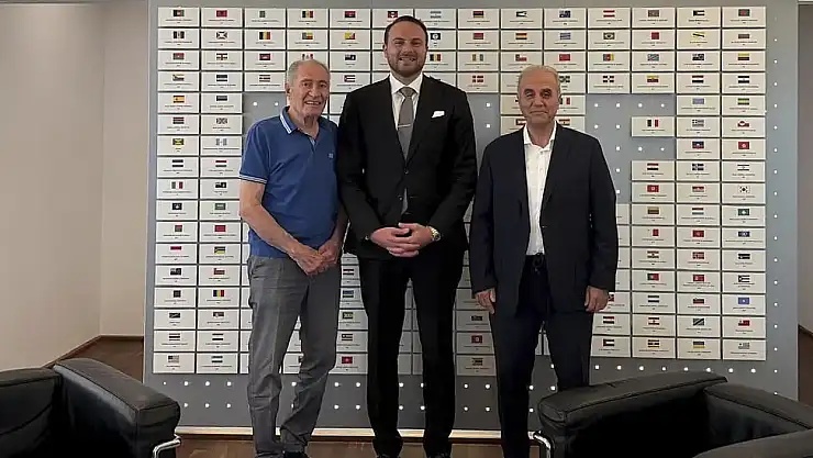 THF President Mesut Çebi Meets with IHF President Dr. Hassan Moustafa in Switzerland
