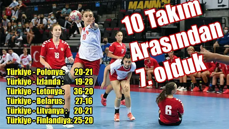 U17 Milli Takımımız 7. oldu