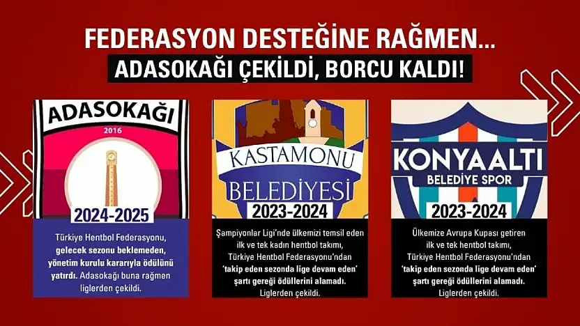 Adasokağı Süper Lig'den Çekildi, Borçları Kaldı!