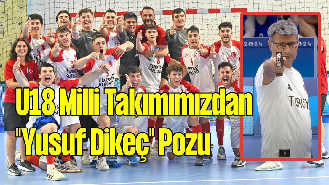 U18 Erkek Milli Hentbol Takımımız Estonya'yı Mağlup Etti, Paris 2024'ün İkonik Pozunu Verdi!