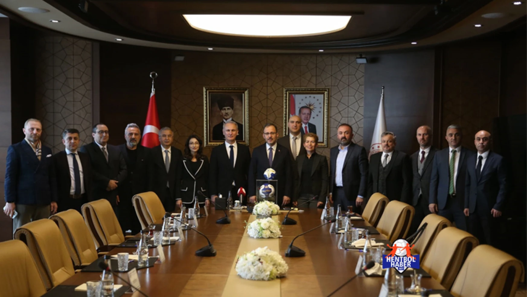Bakan Kasapoğlu, THF yönetimini kabul etti