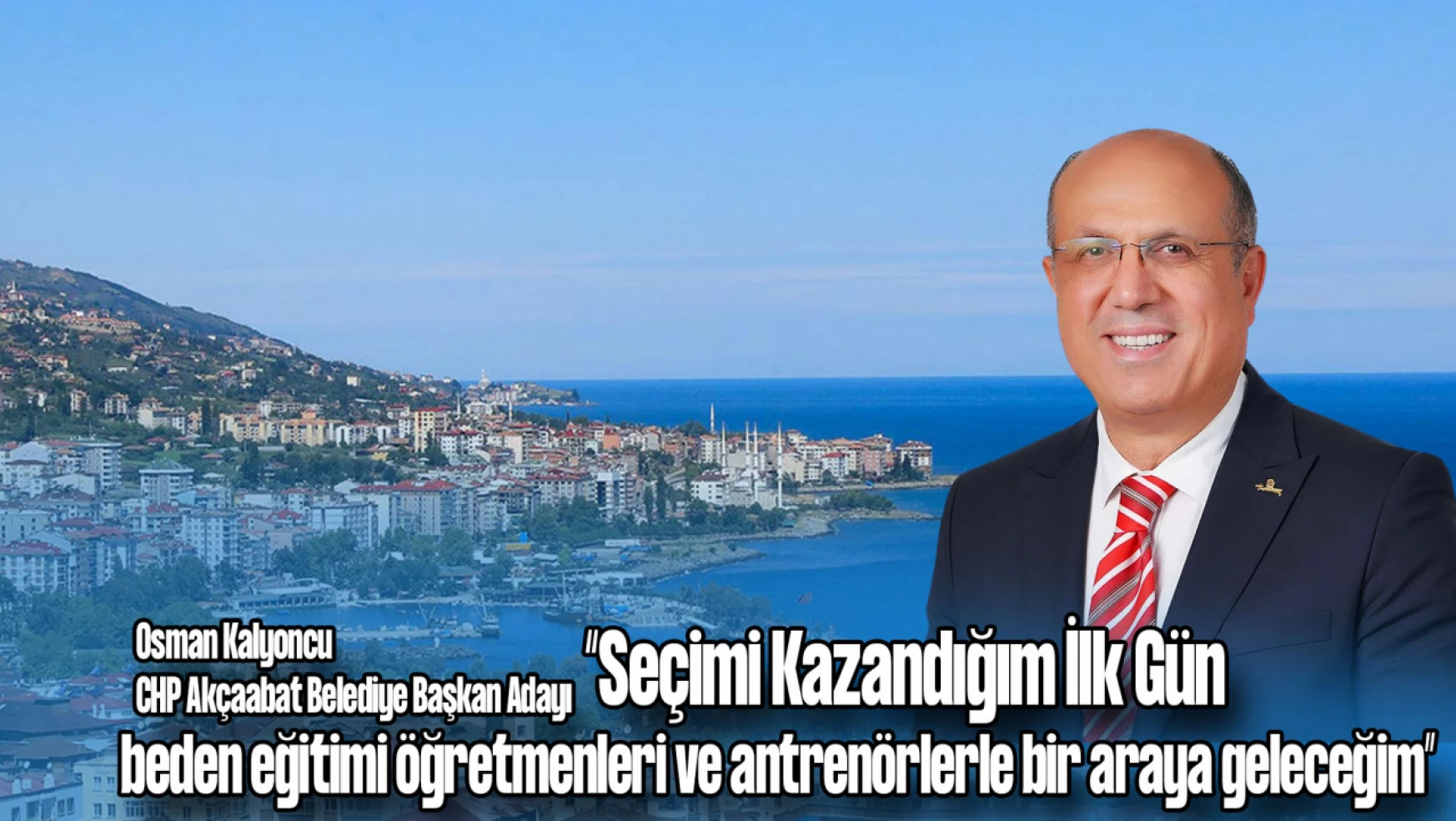 CHP Akçaabat Belediye Başkan Adayı Osman Kalyoncu, Hentbolhaber'deydi!