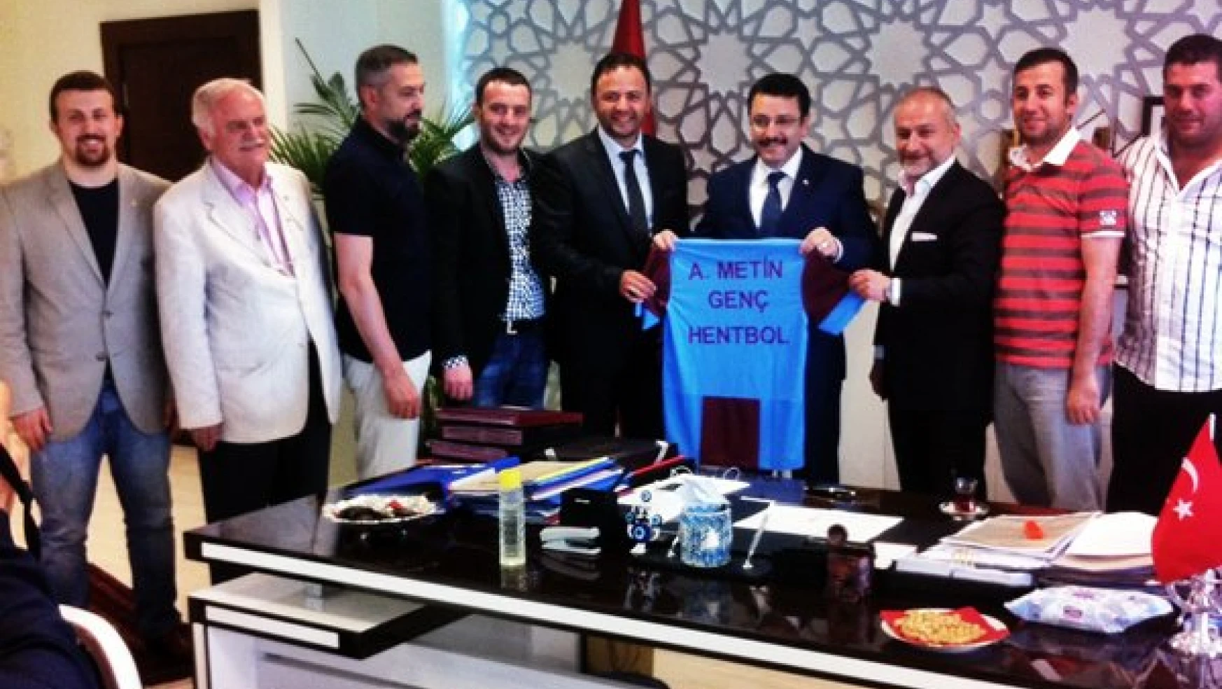 Trabzonspor Hentbol Kulübü'nden Belediye Başkanı'na Ziyaret