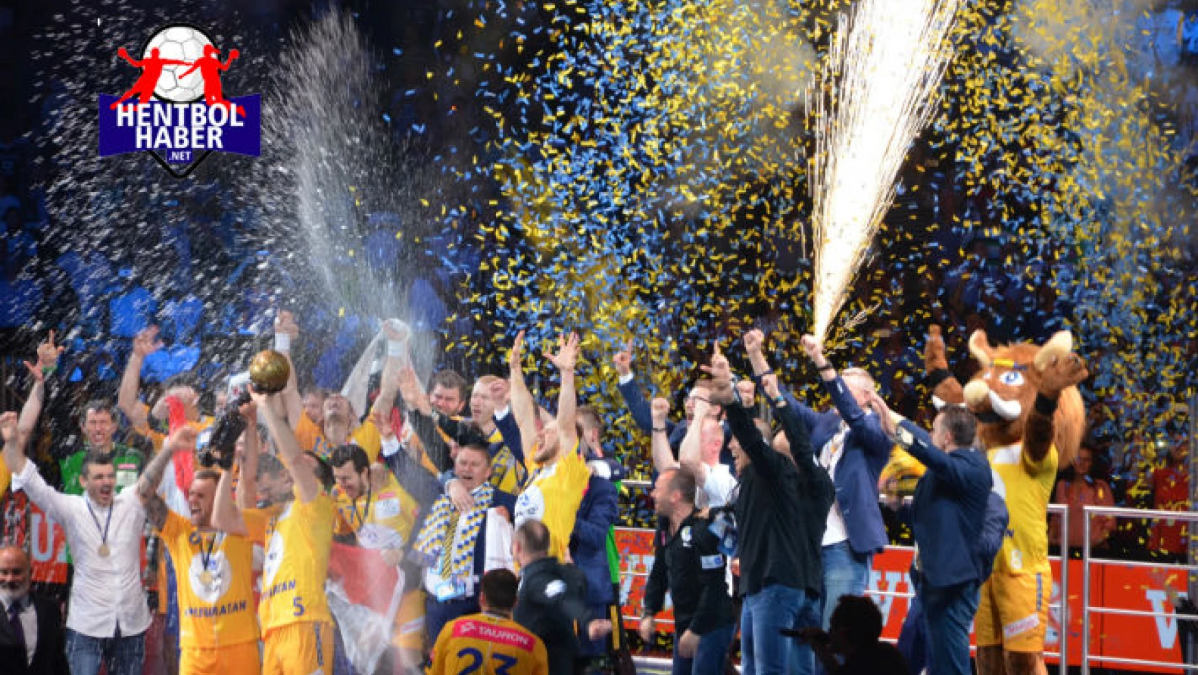 Velux EHF Şampiyonlar Ligi şampiyonu kupasına kavuştu