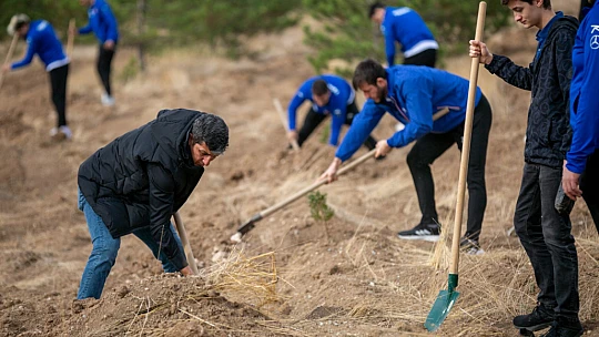 Cemal Kütahya Hatıra Ormanı'na Fidanlar Dikildi